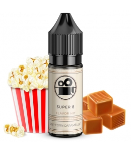 E liquide Super 8 Flavor Hit | Pop Corn Caramel
