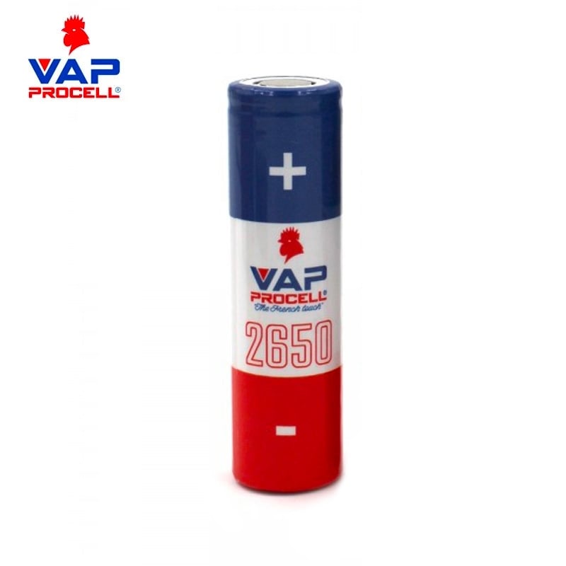 Accu Vap Procell 18650 2650 mAh 30A, Batterie 18650 Vap Procell