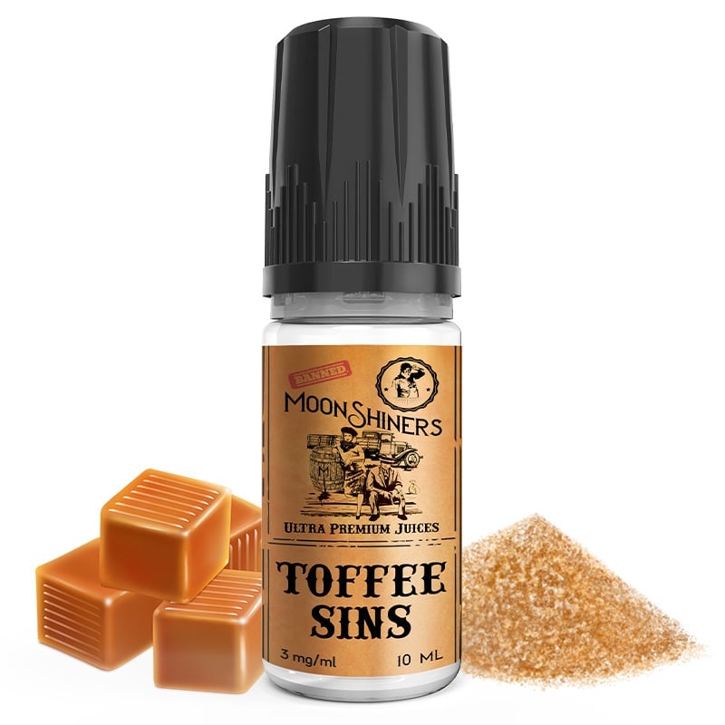 E liquide Toffee Sins Moonshiners | Caramel Sucre roux