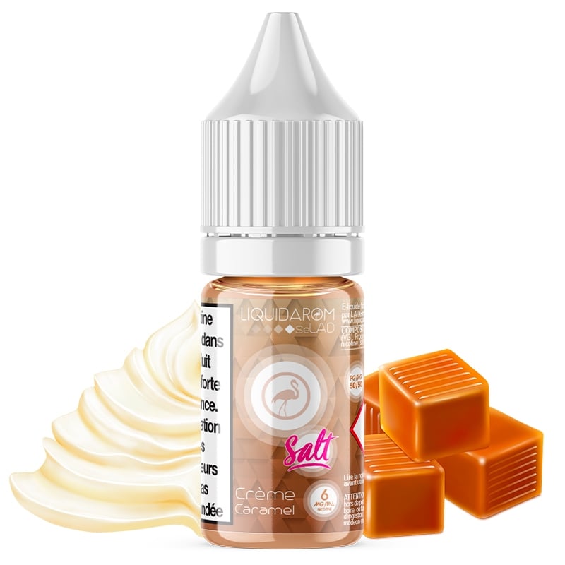 E liquide Crème Caramel Salt LiquidArom | Sel de Nicotine