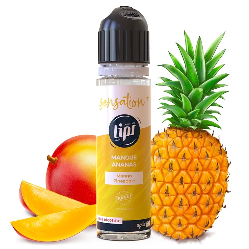 E liquide Mangue Ananas Sensation + Le French Liquide 50ml