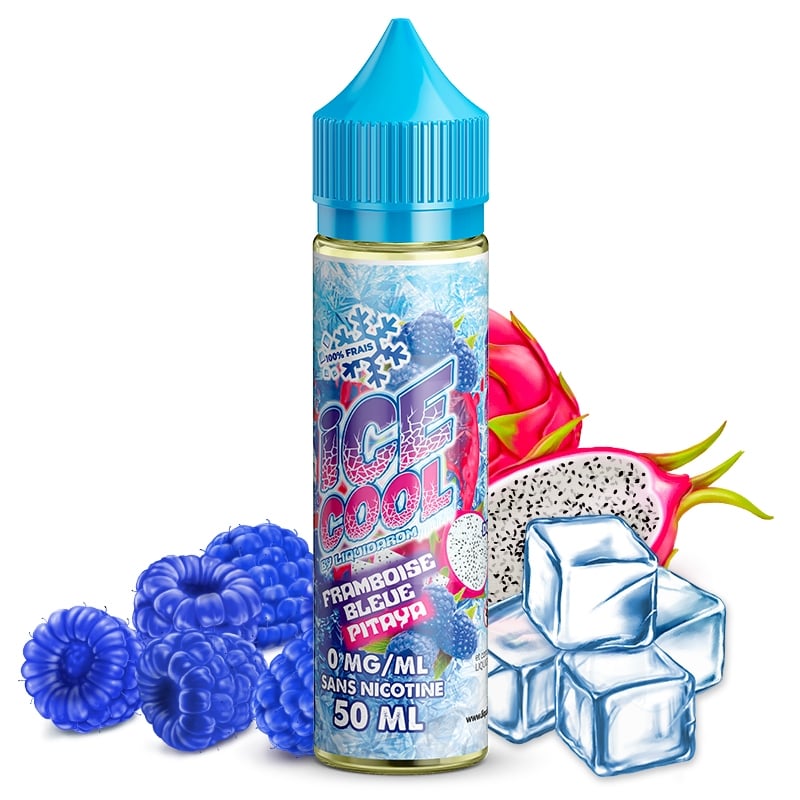 E liquide Framboise Bleue Pitaya Ice Cool 50ml
