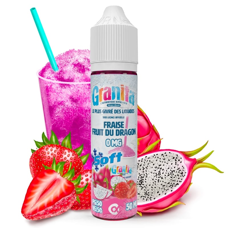 E liquide Fraise Fruit du Dragon Soft Granita 50ml