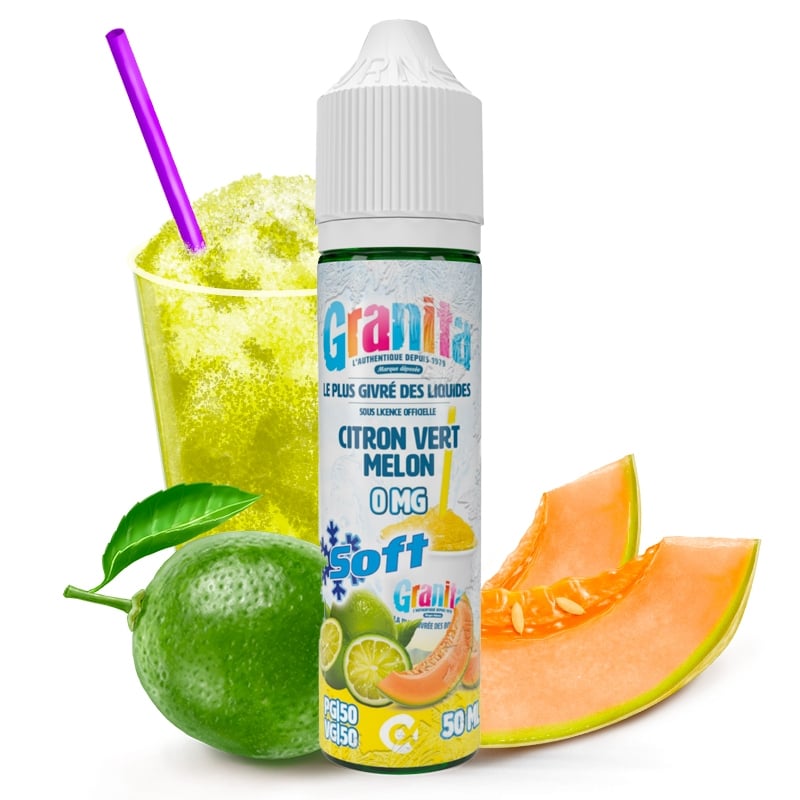 E liquide Citron vert Melon Soft Granita 50ml