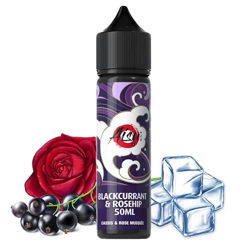 E liquide Blackcurrant & Rosehip 50/50 Aisu 50ml