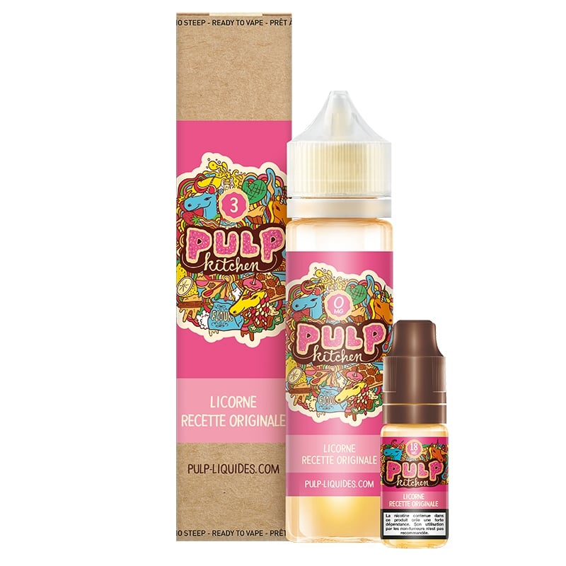 E liquide Pack 60ml Licorne PULP Kitchen | Fraise Fruit du dragon