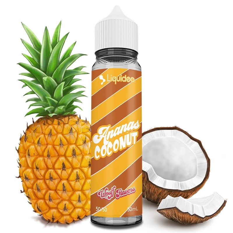 E liquide Ananas Coconut Wpuff Flavors 50ml