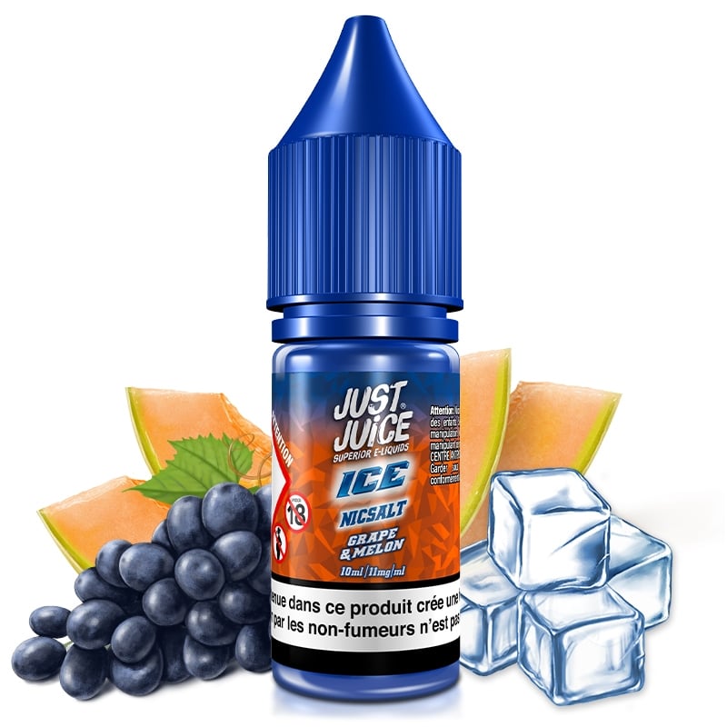 E liquide Ice Raisin & Melon Nic Salt Just Juice | Sel de Nicotine