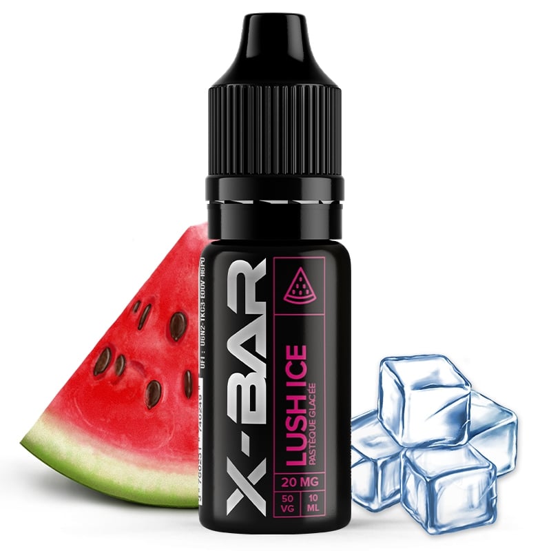 E liquide Lush Ice Sels de nicotine X-Bar | Pastèque Frais