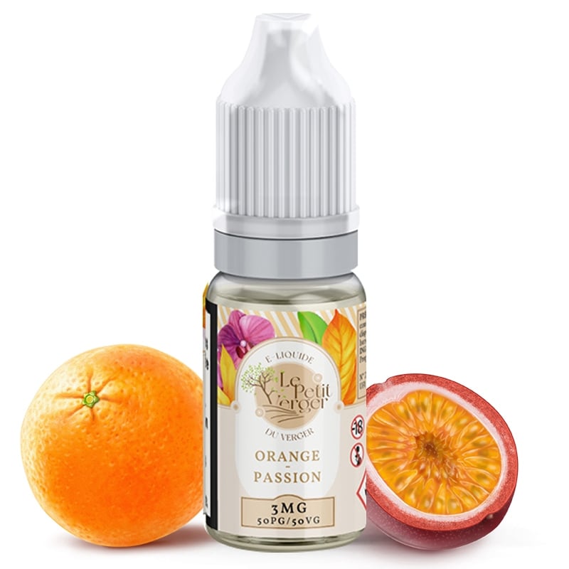 E liquide Orange Passion Le Petit Verger | Orange Fruit de la passion