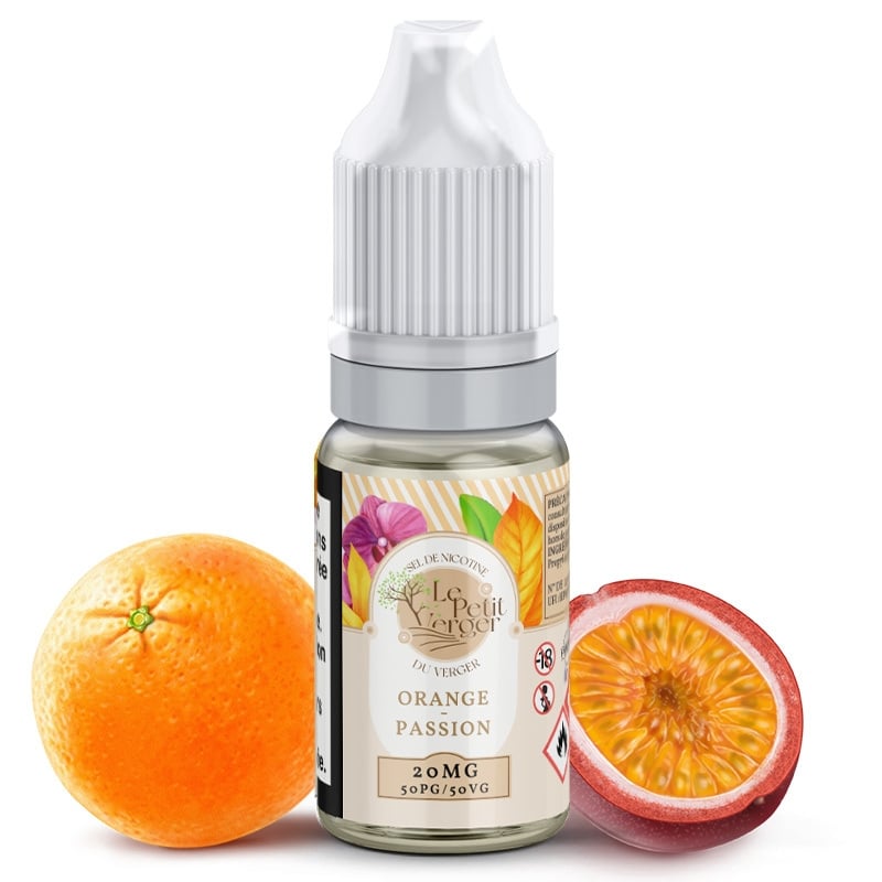 E liquide Orange Passion Sels de nicotine Le Petit Verger | Sel de Nicotine