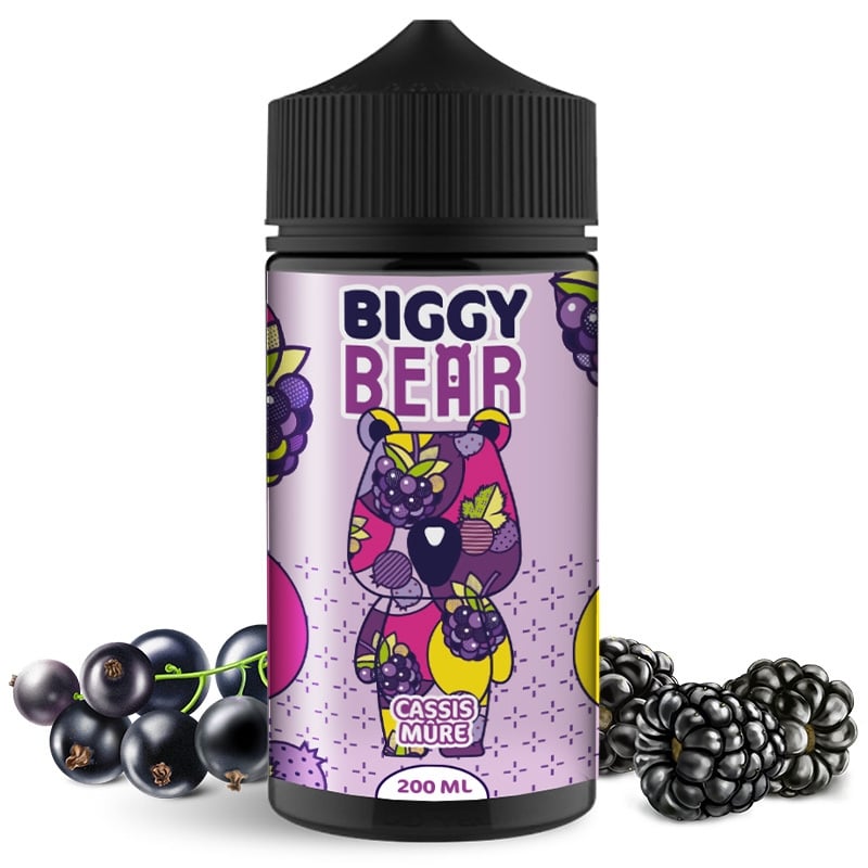 E liquide Cassis Mûre Biggy Bear 200ml