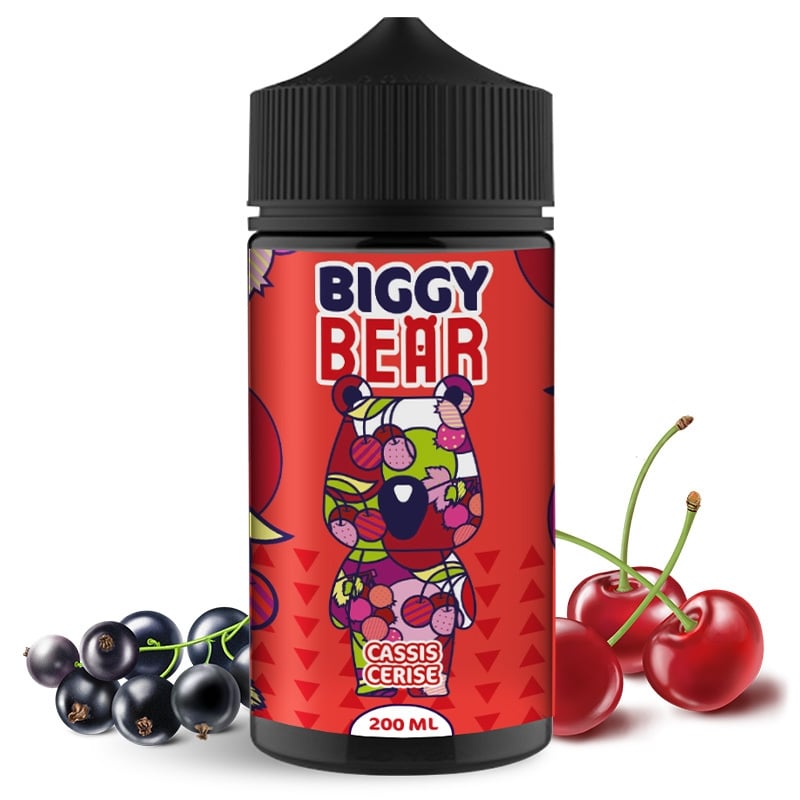 E liquide Cassis Cerise Biggy Bear 200ml