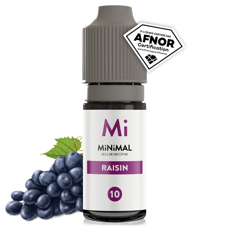 E liquide Raisin MiNiMAL | Sel de Nicotine