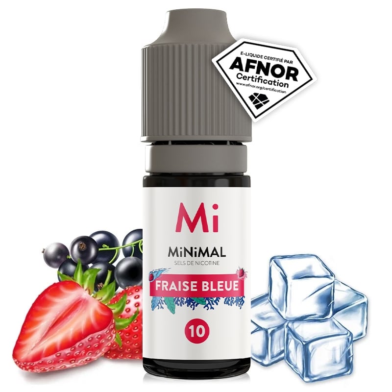 E liquide Fraise Bleue MiNiMAL | Sel de Nicotine