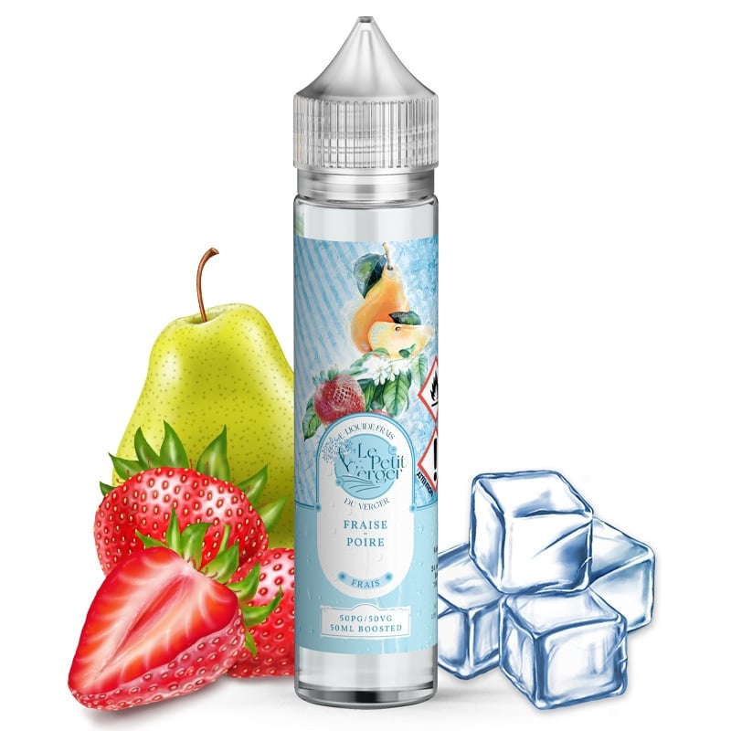 E liquide Fraise Poire Frais Le Petit Verger 50ml