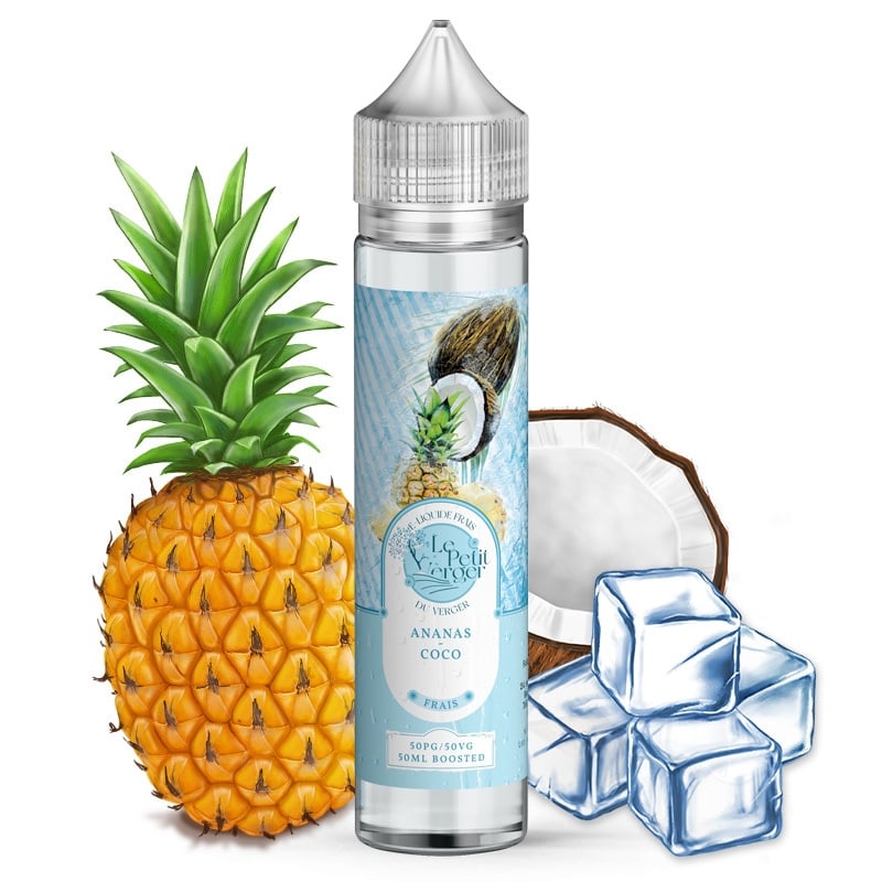 E liquide Ananas Coco Frais Le Petit Verger 50ml