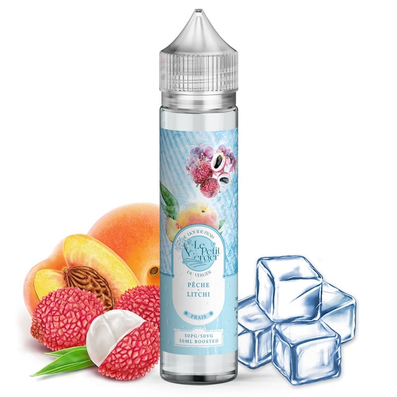 E liquide Pêche Litchi Frais Le Petit Verger 50ml