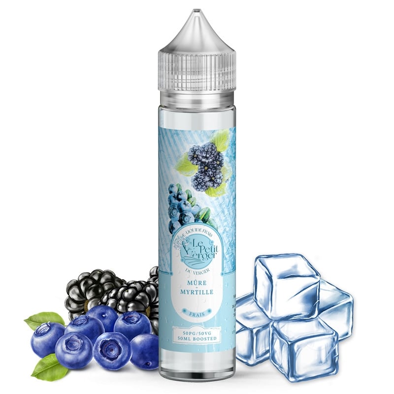 E liquide Mûre Myrtille Frais Le Petit Verger 50ml