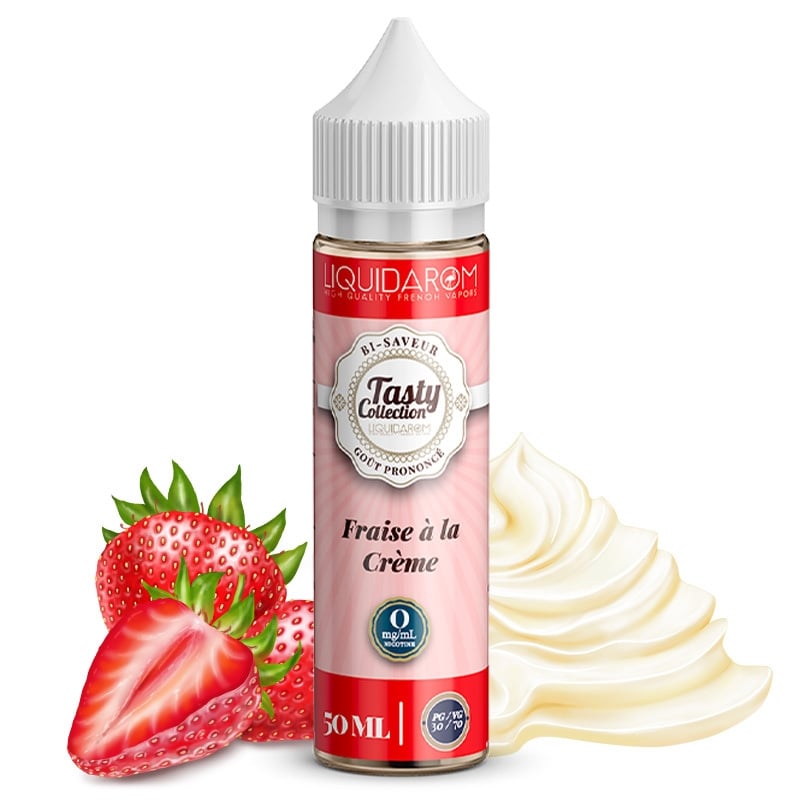 E liquide Fraise crème Tasty Collection 50ml