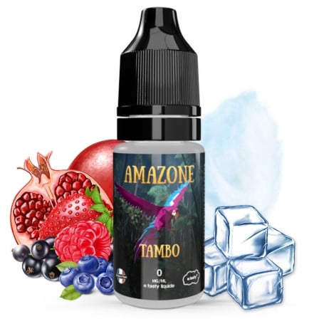 E liquide Tambo E-Tasty | Fruits rouges Barbe à papa Framboise bleue Grenade Frais