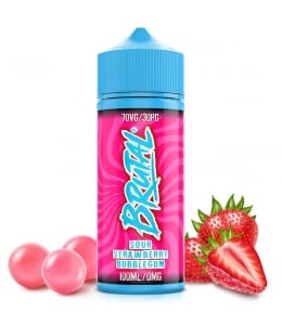 E liquide Sour Strawberry Bubble Gum Brutal 100ml