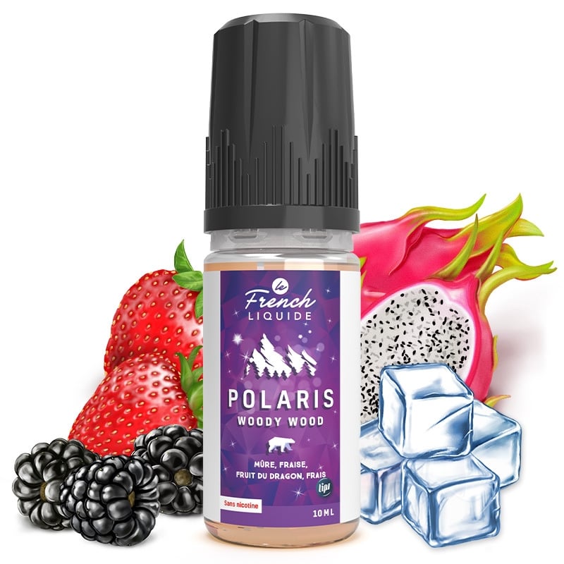 E liquide Woody Wood Polaris Le French Liquide | Mûre Fraise Fruit du dragon Frais