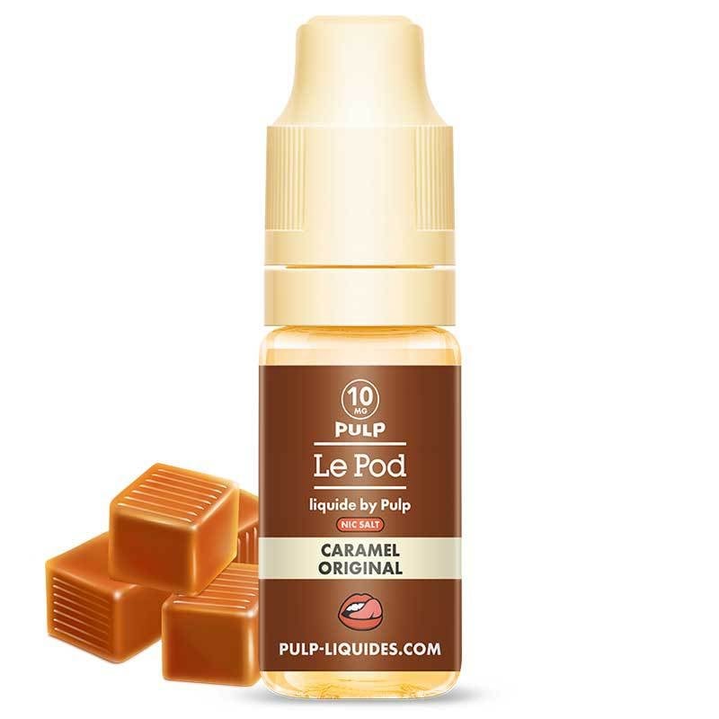 E liquide Caramel Original Le Pod liquide by PULP | Sel de Nicotine