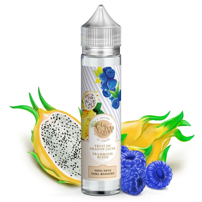 E liquide Fruit du Dragon Jaune Framboise Bleue Le Petit Verger 50ml