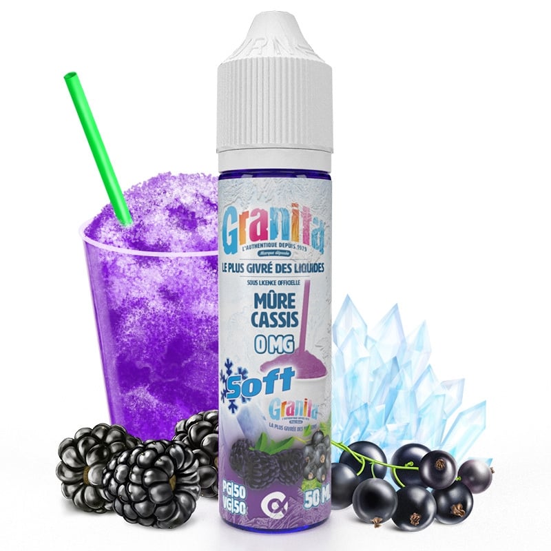 E liquide Mûre Cassis Soft Granita 50ml