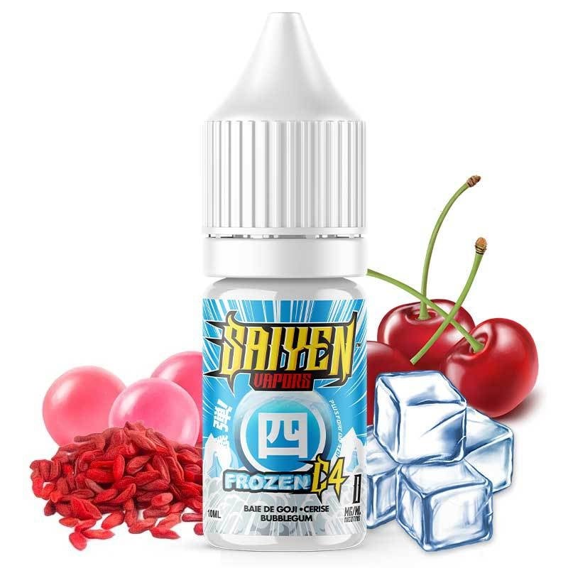 E liquide Frozen C4 Saiyen Vapors | Baie de goji Cerise Bubblegum Frais