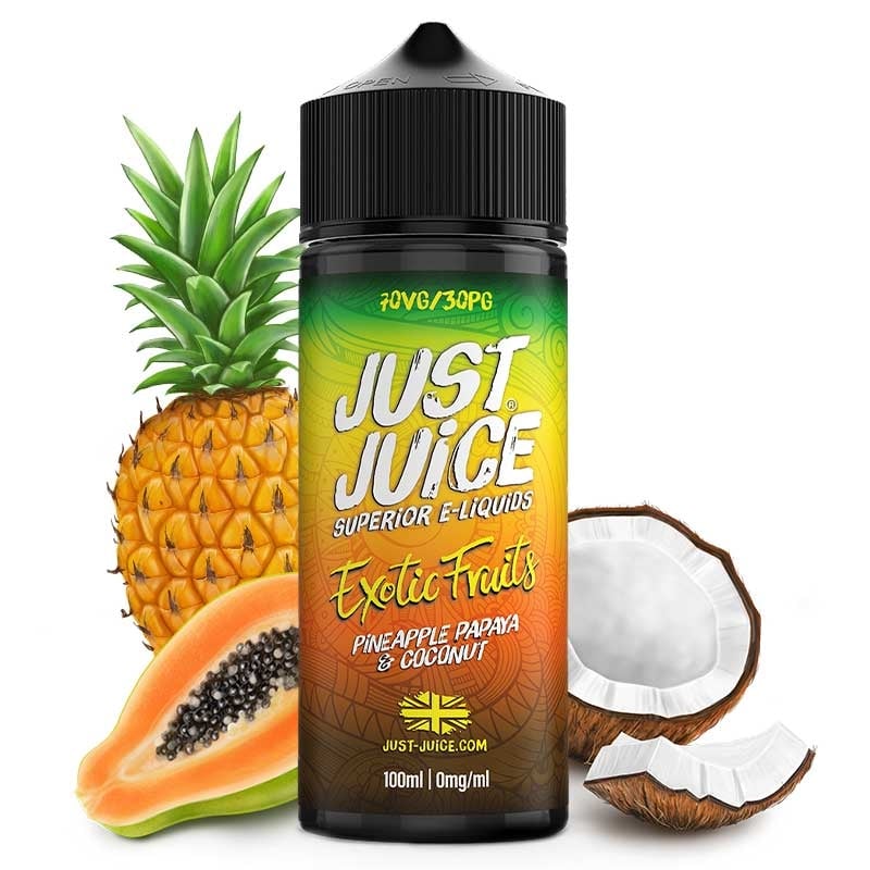 E liquide Pineapple Papaya & Coconut Just Juice 50ml / 100ml