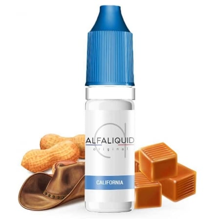 E-liquide Classic California Alfaliquid | Tabac blond Cacahuète  caramélisée