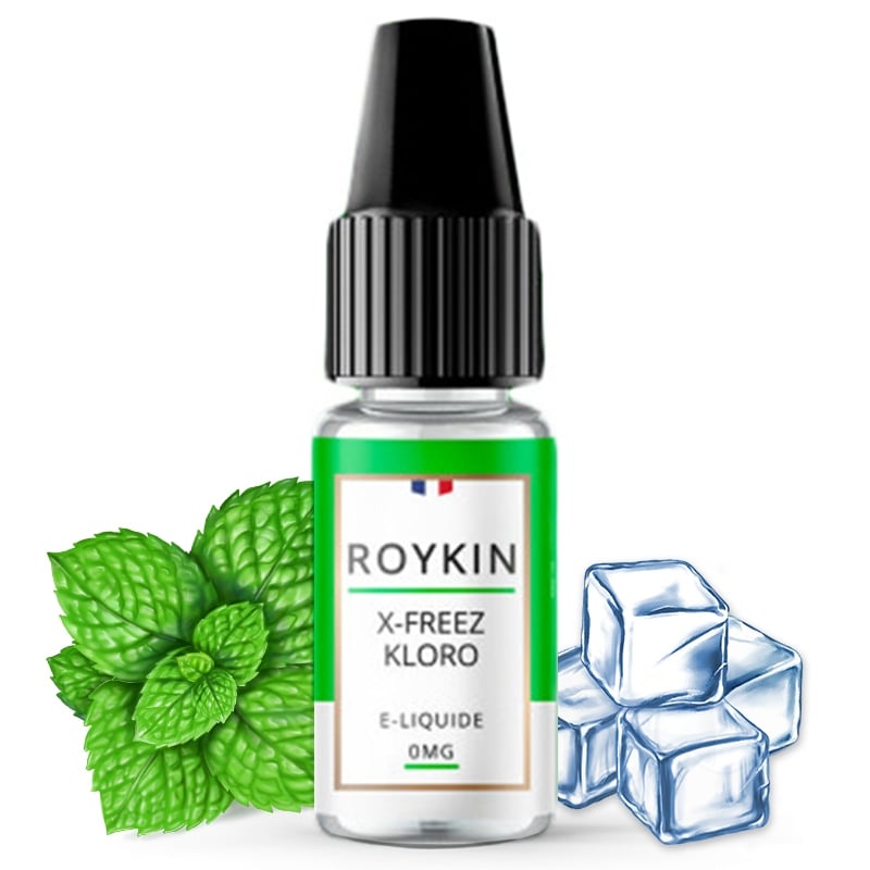E liquide X-Freez Kloro Roykin | Menthe Chlorophylle Frais