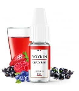 E liquide Crazy Red Roykin | Boisson Fruits rouges Cassis