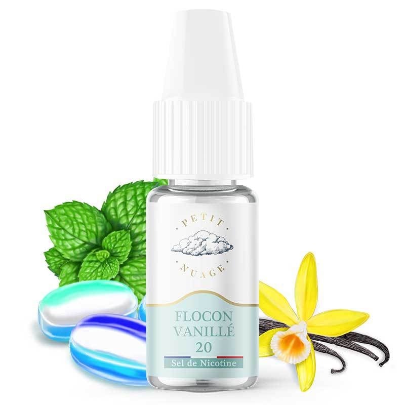 E liquide Flocon Vanillé Sels de nicotine Petit Nuage | Sel de Nicotine