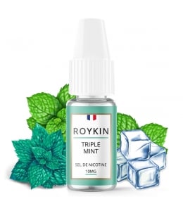 E liquide Triple Mint sels de nicotine Roykin | Sel de Nicotine