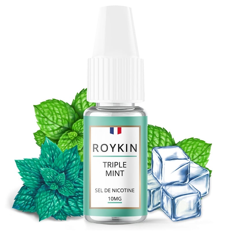 E liquide Triple Mint sels de nicotine Roykin | Sel de Nicotine