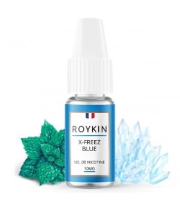 E liquide X-Freez Blue sels de nicotine Roykin | Sel de Nicotine