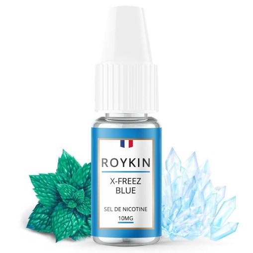E liquide X-Freez Blue sels de nicotine Roykin | Sel de Nicotine