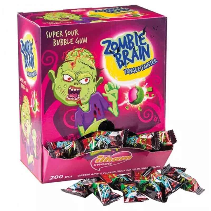 Bonbons Zombie Gum Fini (Boîte de 200)