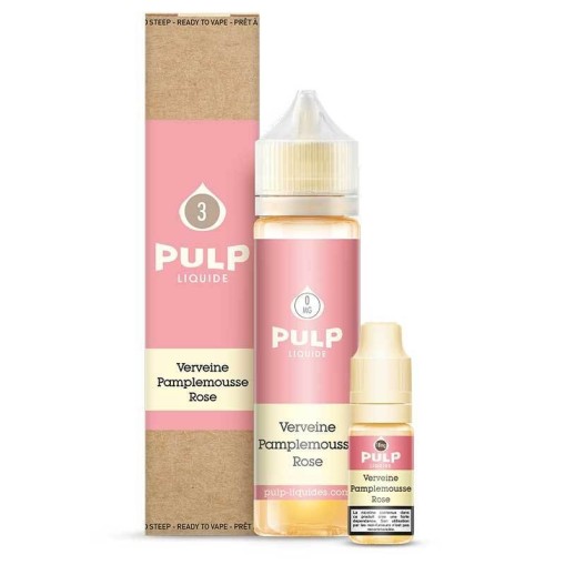 E liquide Pack 60ml Verveine Pamplemousse Rose PULP