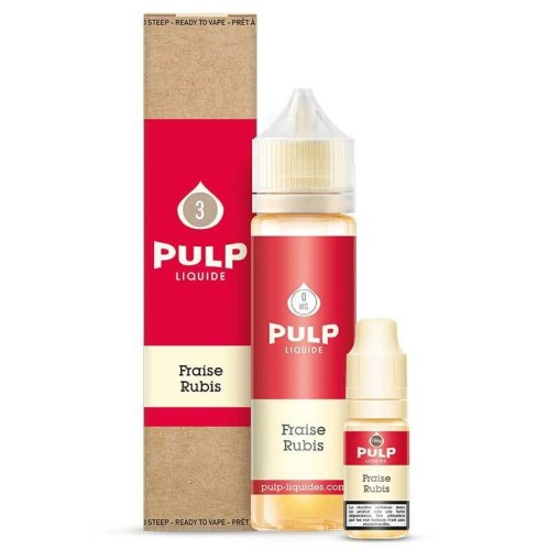 E liquide Pack 60ml Fraise Rubis PULP