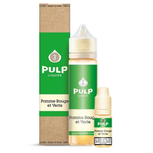 E liquide Pack 60ml Pomme Rouge et Verte PULP