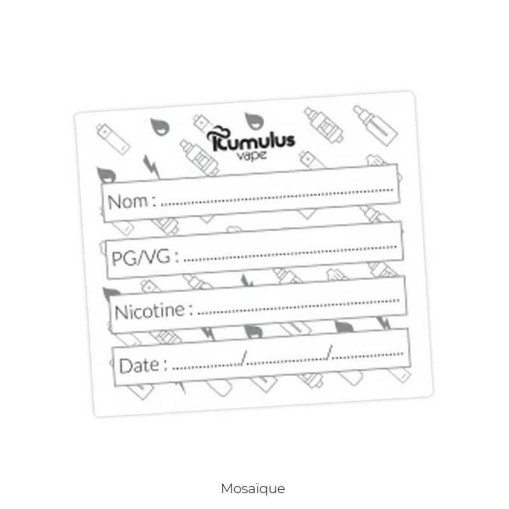 Étiquettes DIY Kumulus Vape