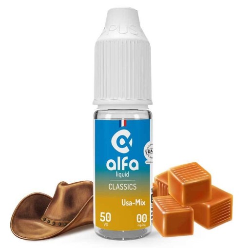 E liquide USA Mix 50/50 Alfaliquid | Classic blond Caramel