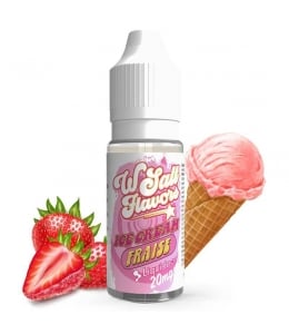 E liquide Ice Cream Fraise WSalt Flavors | Sel de Nicotine