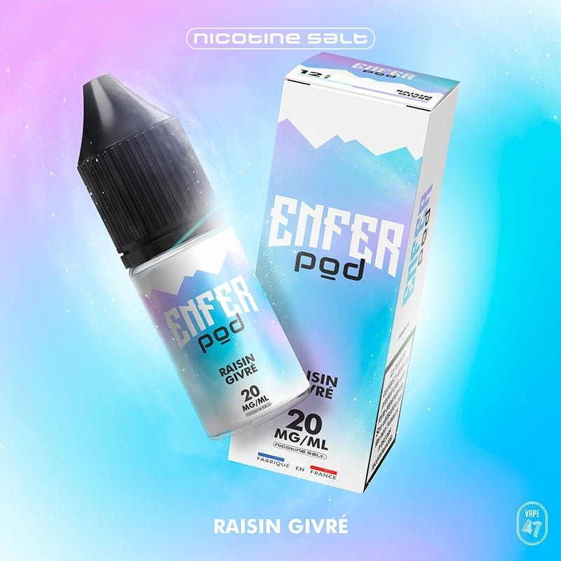 E liquide Raisin Givré Salts Enfer Pod | Sel de Nicotine