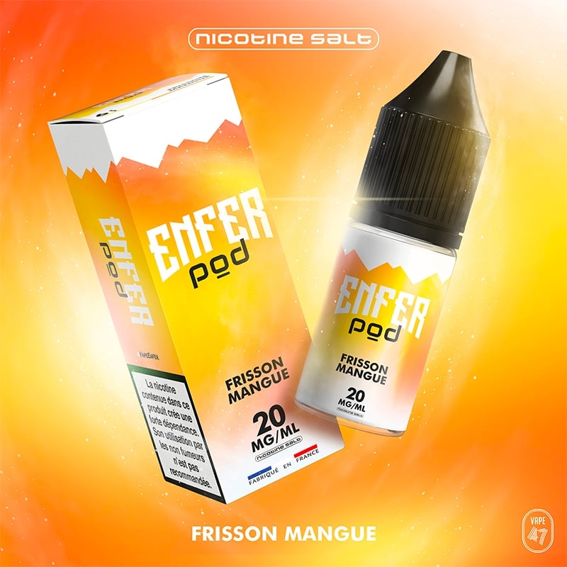 E liquide Frisson Mangue Salts Enfer Pod | Sel de Nicotine