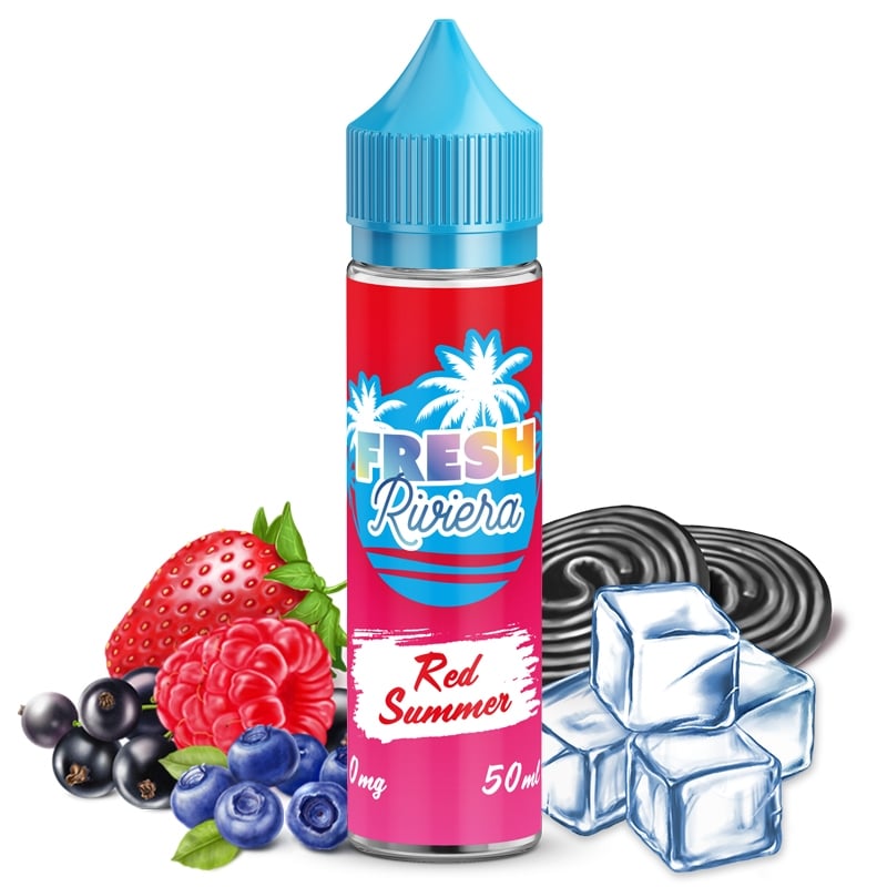 E-liquide Red Summer Fresh Riviera 50ml ou 100ml